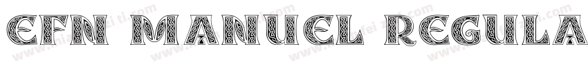 EFN Manuel Regular字体转换